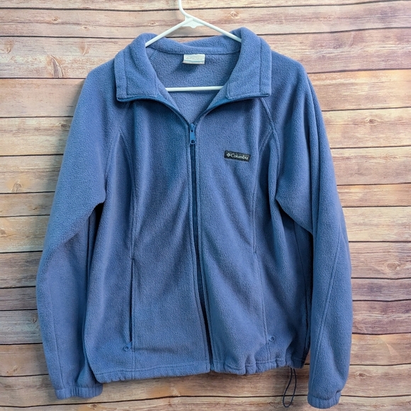columbia sportswear Jackets & Blazers - Columbia Blue/Purple Fleece Pullover Sz XL